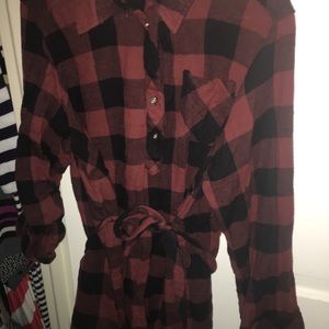 XXL Liz Lange Maternity Flannel Shirt